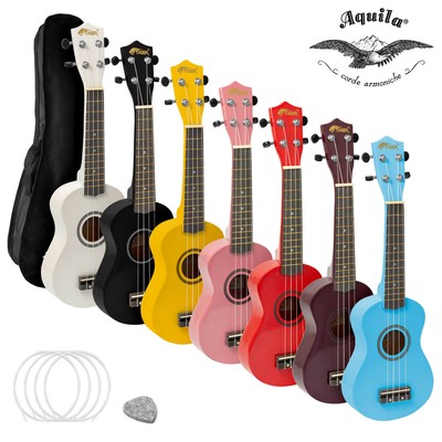 Sopran Ukulele - Anfänger Uke mit Tasche, Filzpick und Adlersaiten von Tiger 