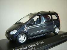 Mercedes Vaneo W414 Carbon Black Metal 2002 Minichamps 1:43 Car 400031200