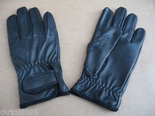 Leather Riding Gloves Size S (6) Black No. 212