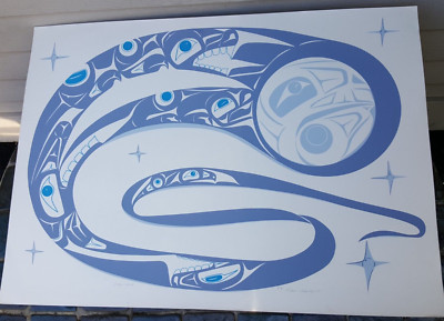 Robert Sebastian serigraph print artist proof Halleys Comet 1/X A/P 1985