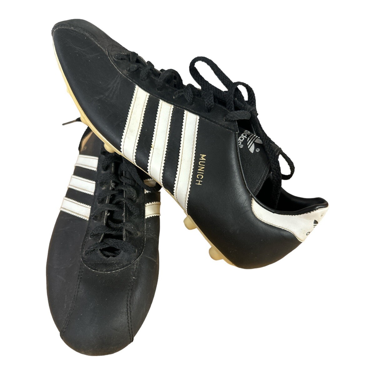 RARE ADIDAS MUNICH BAYER FIFA VINTAGE GERMANY SOCCER CLEATS Size