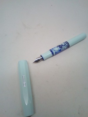Kaweco 10000754 Skyline Sport Fountain Pen, 13 mm, Extra Fine Point, Mint
