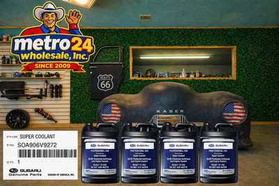 (4) Genuine Subaru Super Coolant 50/50 1 Gallon ea. SOA906V9272 same as dealer
