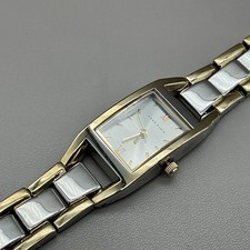 Anne Klein Watch Womens Two Tone Bracelet Sil...