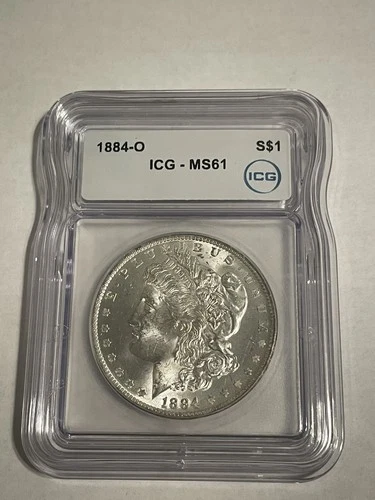 1884-O Morgan Dollar ICG MS61