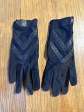 Vintage Isotoner Gloves Womens Driving Gloves Black One Size