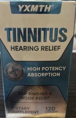 Tinnitus Hearing Relief (Ear Ringing, Noise Relief)  120 Capsules.