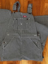 Dickies Hickory Stripe Overalls 32x30