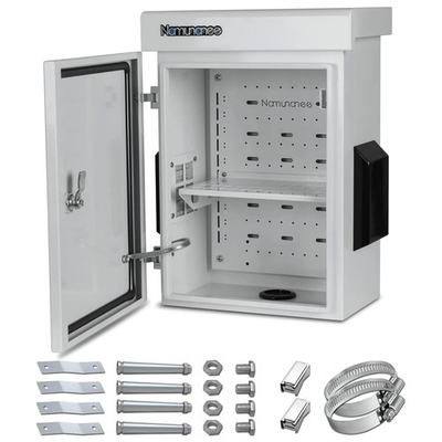 #ad #ad Outdoor Electrical Box IP65 Vented Steel * Surface or Pole Mount 17.8quot;x13.9quot;x8quot; $77.00