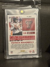 2017 Score Patrick Mahomes II Rookie Card #403 Spectacular Condition.
