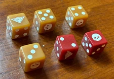 Talisman Adventures RPG - 6 Six-sided Kismet Dice
