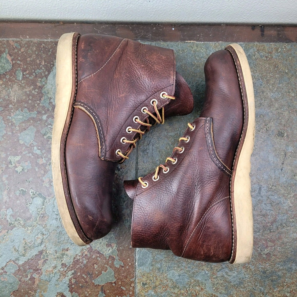 Red Wing 8196 Briar Oil Slick Leather Classic Round Toe