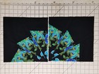 20 Blue Floral Print Orphan Quilt Blocks Handmade 100% Cotton 10.5 inches — photo 6