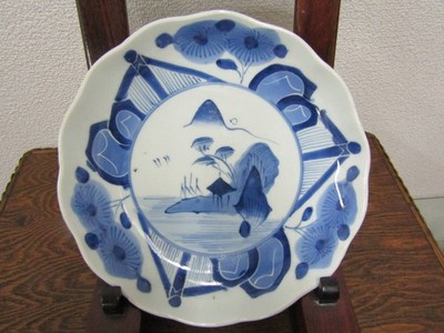 Imari Plate 25cm (9.8in) No chips Used Decorative Ceramics
