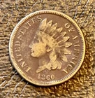1860 P Indian Head Small Cent Philadelphia Circulated Business Strike BN