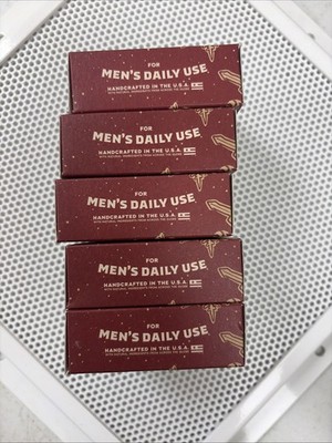 Dr. Squatch Limited Edition Frosty Peppermint Bars Men's Natural Soap Lot of 5