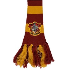 Harry Potter Gryffindor Scarf Gold  Maroon Embroidered Logo