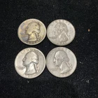 Washington Quarters 90% SILVER Lot 7 Scrap