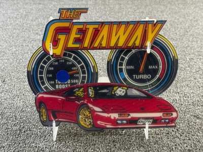 Williams The Getaway High Speed 2 Pinball Machine Plastic Promo Standup Display