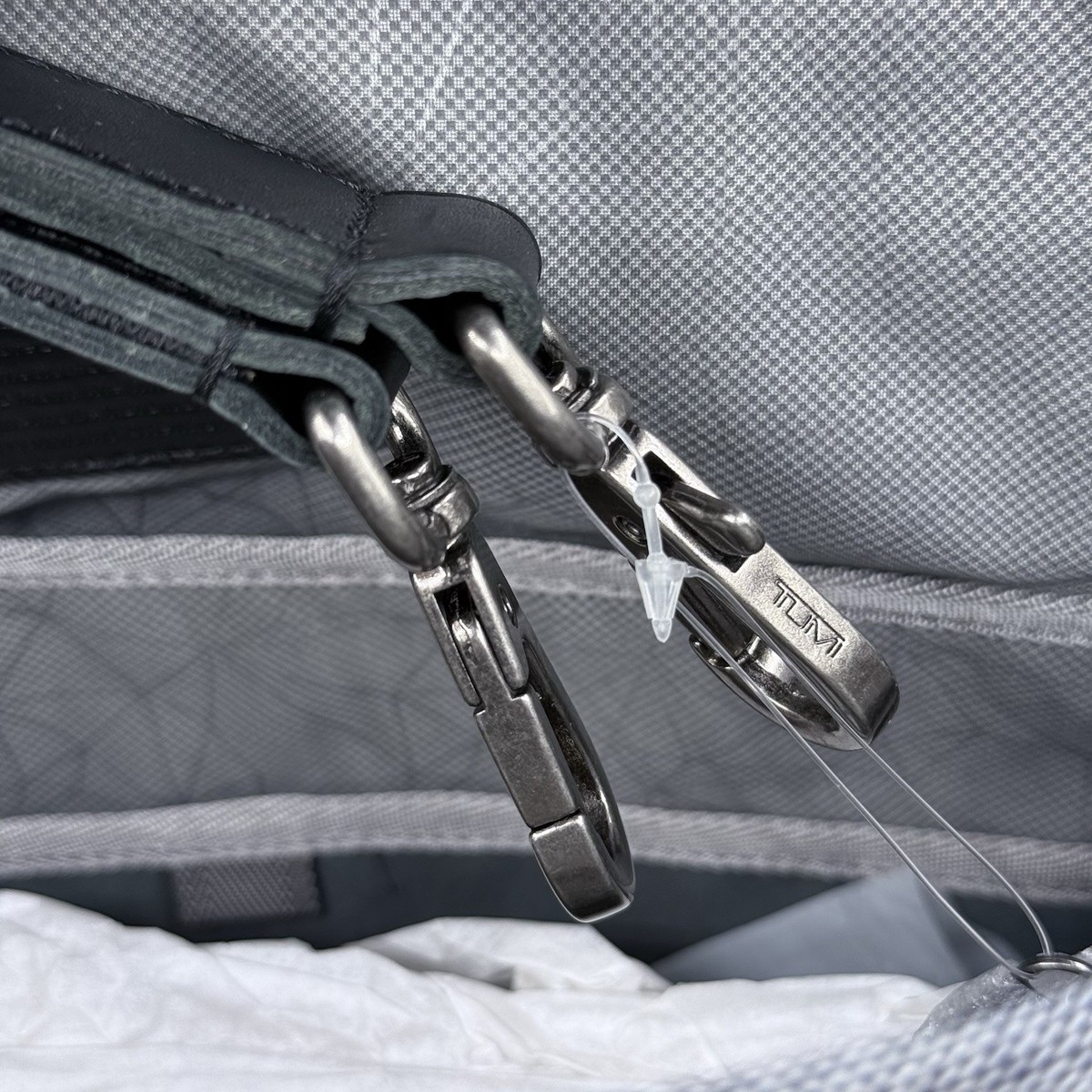 Tumi Dalston Perch Tote Backpack Convertible Gray Travel Black Bag 
