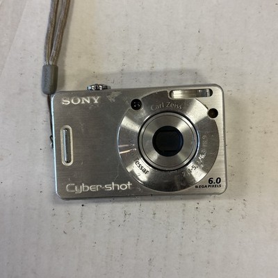 Sony Cyber-shot DSC-W50 6.0MP Digital Camera - Silver for sale