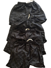 FOUR Champro checkered soccer football shorts small black mens vintage 80s 70s