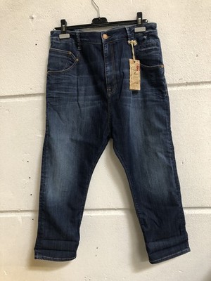 Mavi Damen Jeans Capri Jeans 3/4 Isabella Low-Rise, Straight Blau W27 