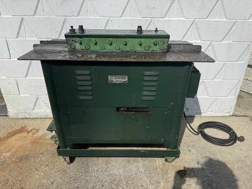 Pittsburgh Lockformer 18 GA Gauge Roll Cleat Former  3ph Flanger Machine