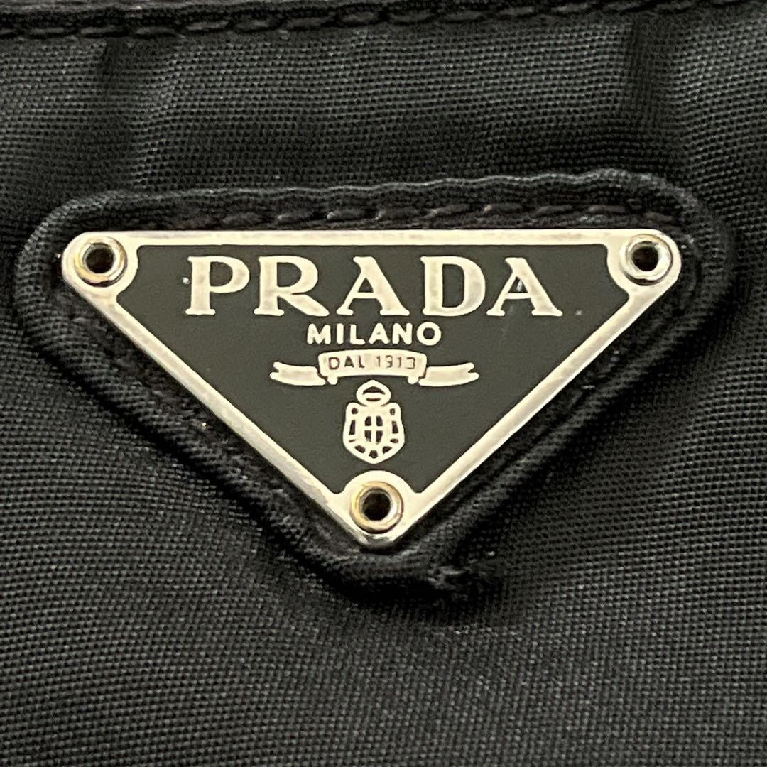 PRADA Y2K Archive Black Nylon Camera Shoulder Bag Unisex Triangle Logo Auth thumbnail 11