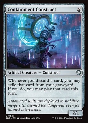 *MtG: 4x Containment Construct - Commander Secrets of Strixhaven UC - magicman*