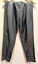 Dreske Somoff Genuine Leather Pants Womens Size 14 Pleated Front Designer Perth