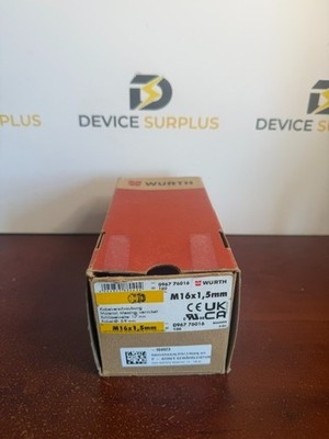 (100) Wurth M16x1,5MM Connection Thread, 096776016, 17MM Cable Gland New