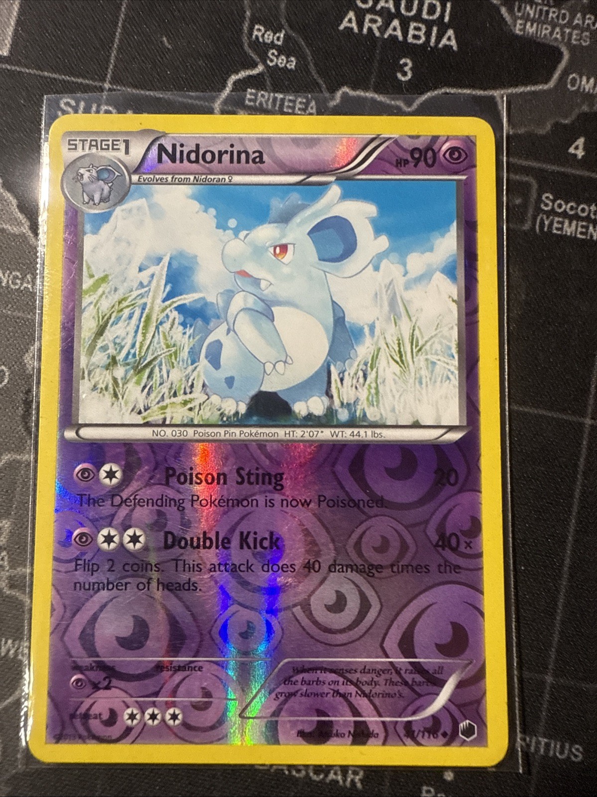 Nidorina 41/116 Plasma Freeze Reverse Holo