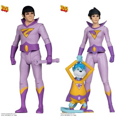 McFarlane Toys DC Super Friends ZAN JAYNA GLEEK CHASE Red Platinum