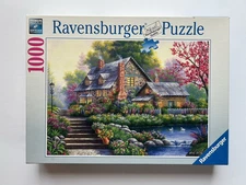 2019 Ravensburger Jigsaw Puzzle "Romantic Cottage" #151844 - 1000 pc COMPLETE