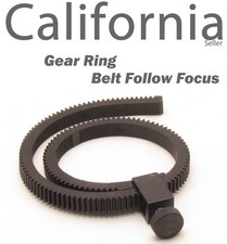 Flexible Adjustable Follow Focus Gear Ring Belt For DSLR Camcorder Camera Lens