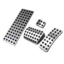 Pedale Pedalkappen aus Edelstahl Geeignet Für Mercedes Benz A B CLA W176 W245 W2