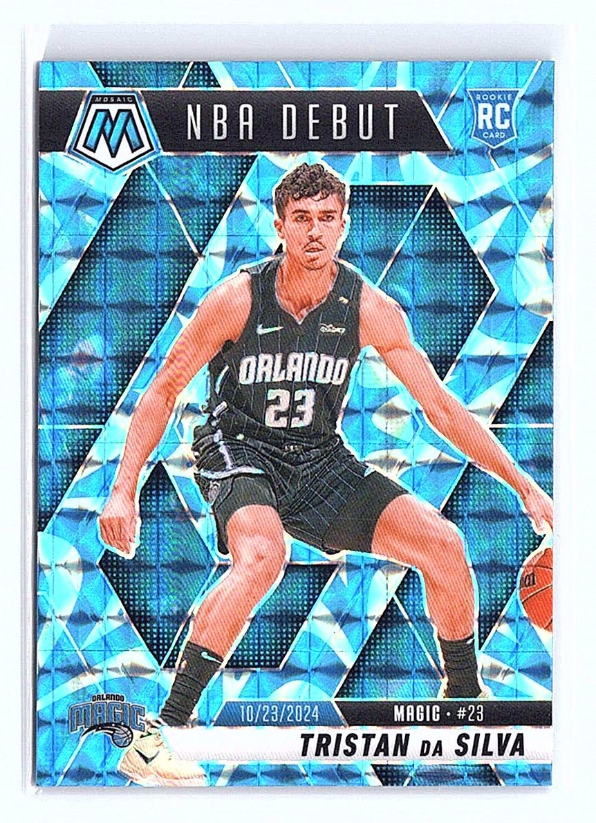 2024-25 Panini Mosaic #266 Tristan da Silva Reactive Blue Mosaic