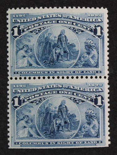 CKStamps: US Stamps Collection Scott#230 1c Columbian Mint NH OG