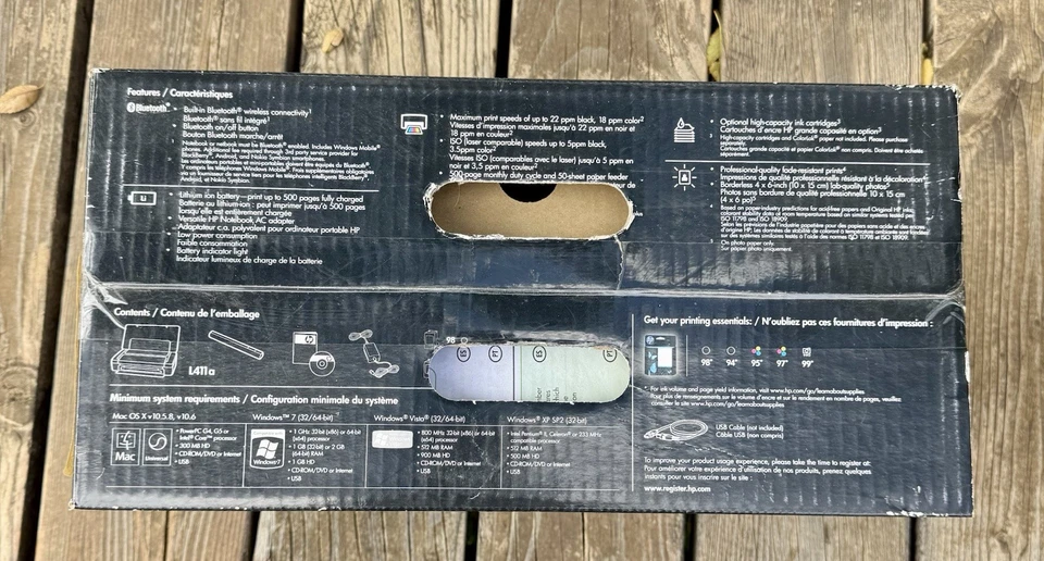New HP OfficeJet 100 Mobile Printer Bluetooth Sealed - Image 3 of 4