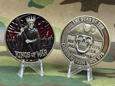 2” USMC Marine Corps Kings Of War Challenge Coin Grim Reaper 250th Sons Of Tun