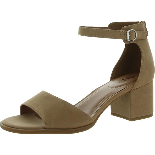Style & Co. Womens Katerina Tan Heel Sandals Shoes 7.5 Medium (B,M) BHFO 1944