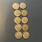 Lot of 10 40% Silver Clad Kennedy Half Dollars - Mixed Dates