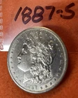 Circulated 1887-S Morgan Silver Dollar, excellent original luster