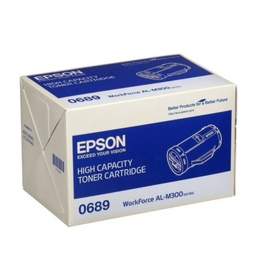 Original Epson S050689 High Capacity Tonerkartusche Schwarz (C13S050689)