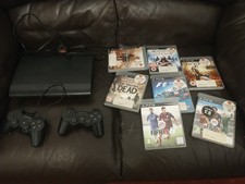 Sony PlayStation 3 Super Slim CECH-4203C 500GB Console 2Controllers Lead Games