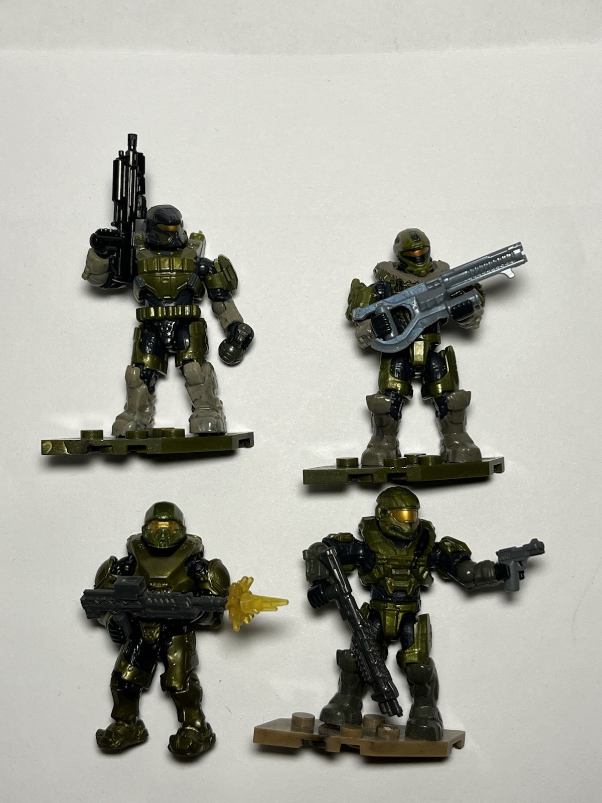 Halo Mega Construx Spartan Athlon Hazop Recon Anubis Green Lot