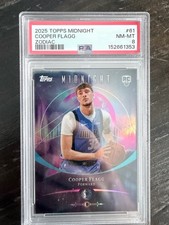 2025-26 Topps Midnight - Cooper Flagg #61 Zodiac (RC) Mavericks PSA 8