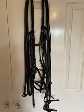 English traditional double bridle full size without bits