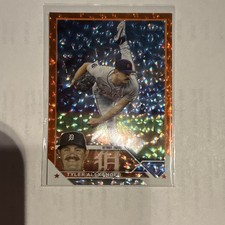 Topps 2023 Update Series #US285 Tyler Alexander Orange Foil  /299 Detroit Tigers